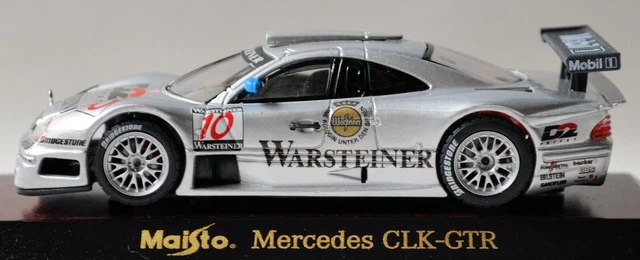 Lot 2 Mercedes CLK GTR 1/43 Warsteiner D2 Maisto - Boîtes Scellées