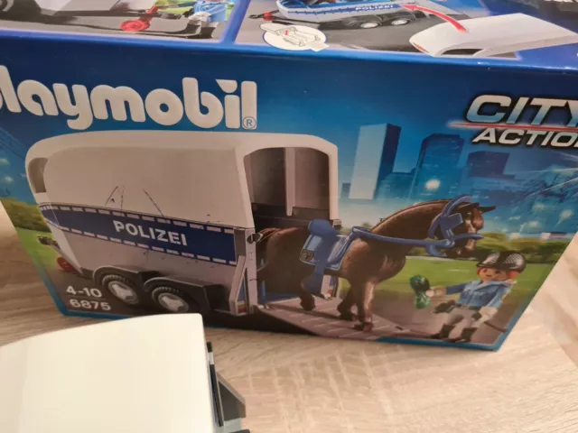 playmobil pferdeanhänger city 6875