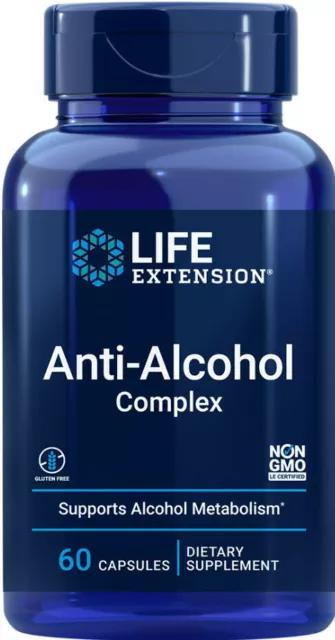 Life Extension Anti-Alcohol with HepatoProtection Complex 60 capsules