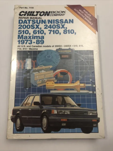 Datsun Nissan 200SX 510 610 710 810 Maxima 1973-1979 Chilton Repair Manual 7170