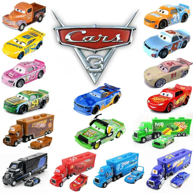 Disney Pixar Cars Lot Lightning McQueen 1:55 Diecast Model Car Toy Gift for Boy