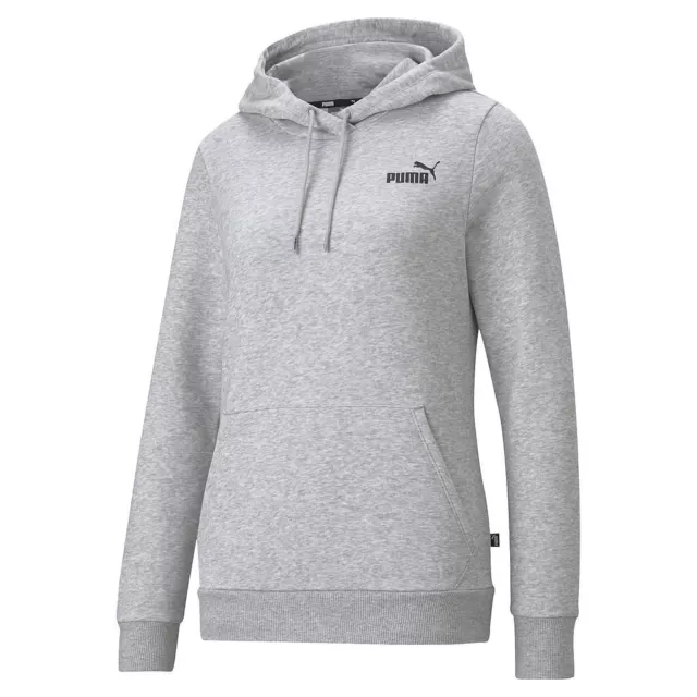 Felpa con cappuccio donna ESS piccolo logo - grigio - piccola