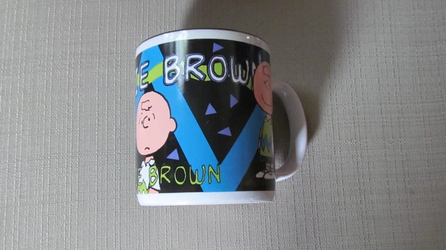 1994 Coffee Tea Soup Hot Chocolate  MUG CHARLIE BROWN PEANUTS CUP❤