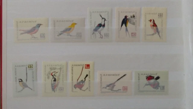 Rumänien 1959 Singvögel MiNr1780-1789 **/MNH/Postfrisch