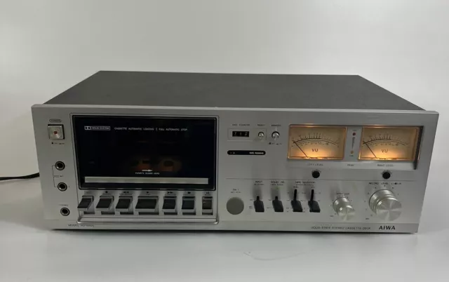 Vintage Aiwa AD-6500 Stereo Cassette Deck Rare