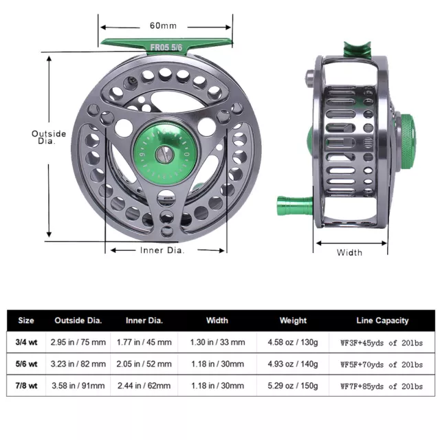 Fishing Reel Large Arbor 2+1 BB with CNC-machined Aluminum Alloy Body and Spool 3