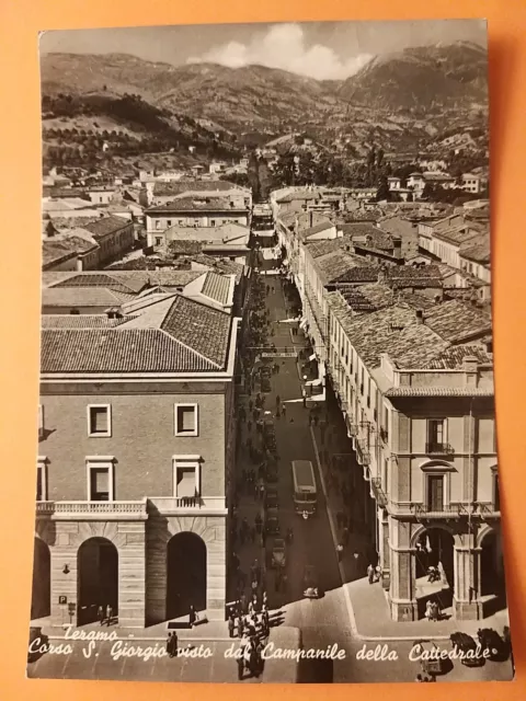 Teramo - Corso San Giorgio visto dal Campanile della Cattedrale.