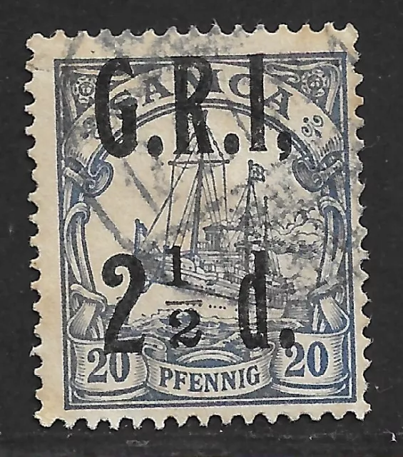 Samoa Brit. Besetzung Minr.   4 I ° Apia 12.9.14 Mi.: 450 €