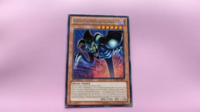 Yugioh Toon beschworener Schädel LCJW-EN237 1. Auflage selten