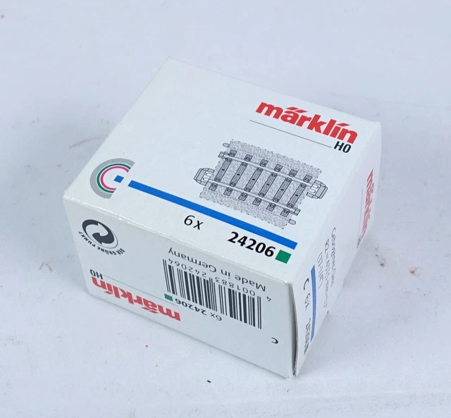 Voie Märklin H0 C Incurvée R2 437,5 Mm / 5,7° - Référence 24206, Neuve, Courant Alternatif