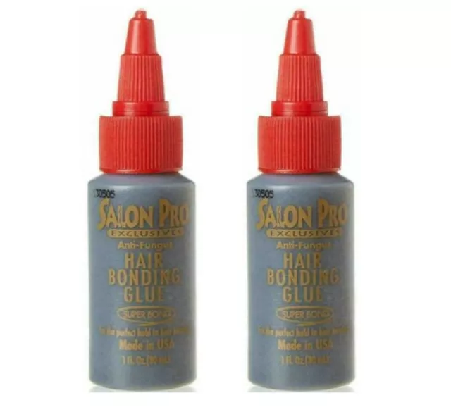 Salon Pro Hair Extension Bonding Glue 1 Fl oz and 2 Fl oz BLACK GLUE *FAST POST*