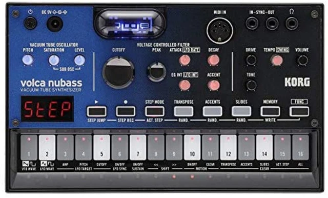 Korg Synthesizer Basis Maschine Volca Nubass VOLCA-NUBASS F/S W/Abtastung #