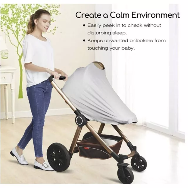 Multi-functional Baby Nursing Poncho Muslin Fabric Stroller Cover  Women