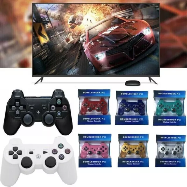 Controller für PlayStation 3 Gamepad Wireless Dual Vibration PS3 Kontroller 🎮 3