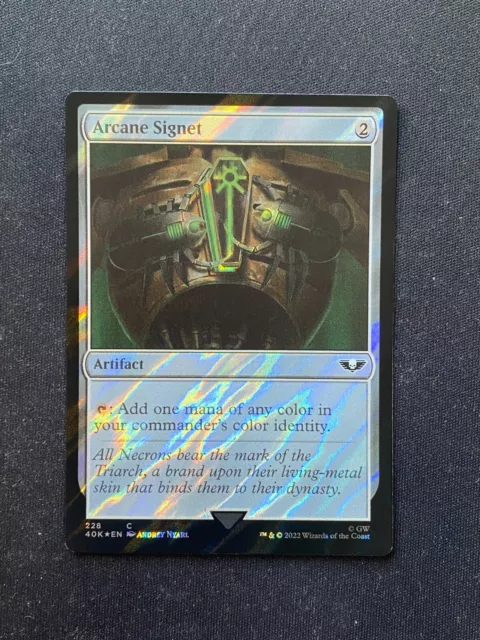 Arcane Signet 228 (SURGE FOLIE) - Warhammer 40k Magic the Gathering