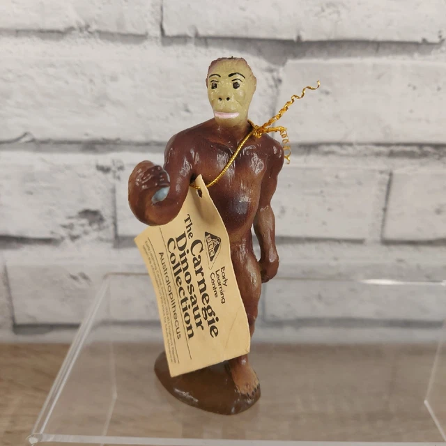 AUSTRALOPITHECUS FIGURE MALE Female Carnegie Tagged Vintage 1988 Safari ...