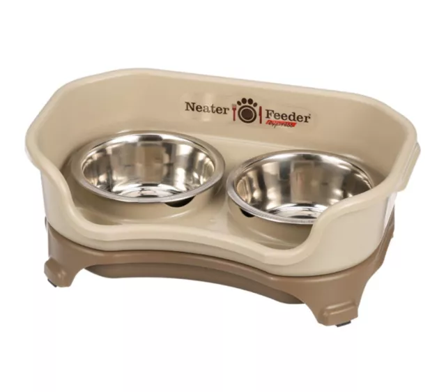 Neater Feeder Express Elevated Dog and Cat Bowls Raised Pet Dish Stainless Steel