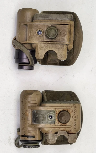 SureFire Helmet Light HL1; Tan Body, 3 White, 2 Infrared, 1 Infrared IFF