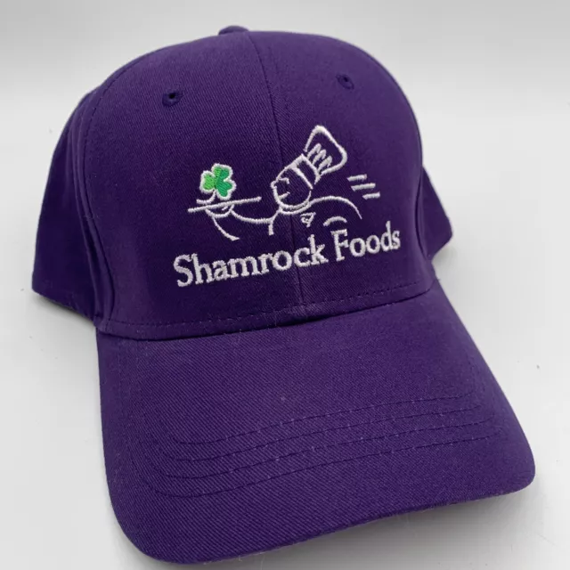 Cap America Shamrock Food Adult Hat Purple Adjustable Chef Restaurant Supply Co