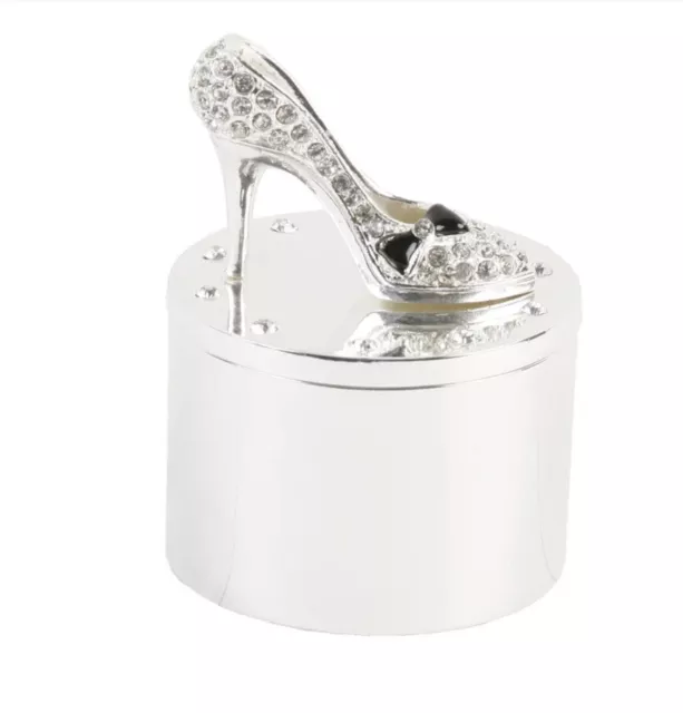 Sophia Trinket Box With Shoe 2"