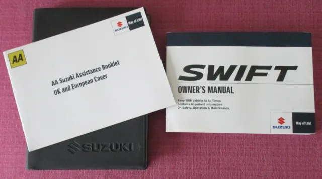 (2015) Suzuki Swift & Suzuki Swift Sport (2012 - 2017) Owners Manual - Handbook