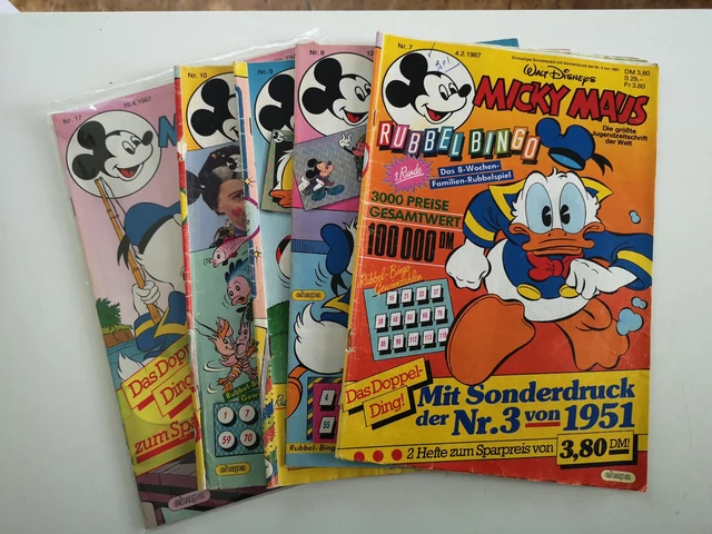 Walt Disneys      5 x    MICKY MAUS     Posten   30