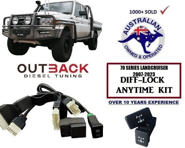 DIFF LOCK ANYTIME (Override) kit to suit Toyota Landcruiser 70 79