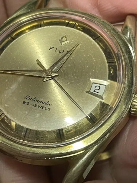 Vintage Fijjo Automatic Swiss Made Men's Watch 25 Jewels