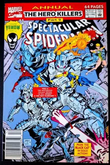 SPECTACULAR SPIDER-MAN ANNUAL #12 NM 1992 VENOM STORY THE PROWLER Marvel Comics
