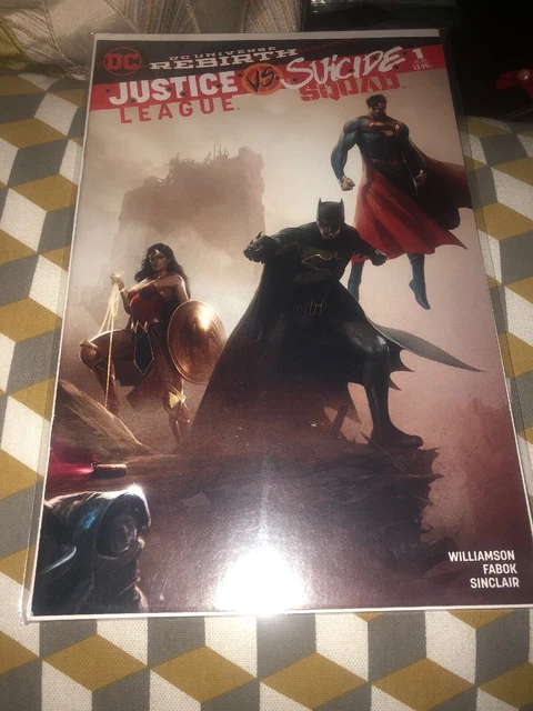 DC REBIRTH COMICS Justice League vs Suicide Squad Issue #1, variante ...