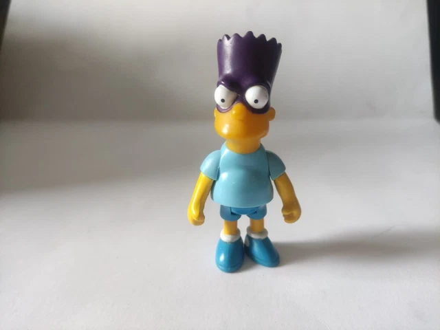 Simpsons Rarest Carachter VINTAGE MATTEL THE Simpsons Bart Simpson Bartman Figure 1990 Loose Rare ...