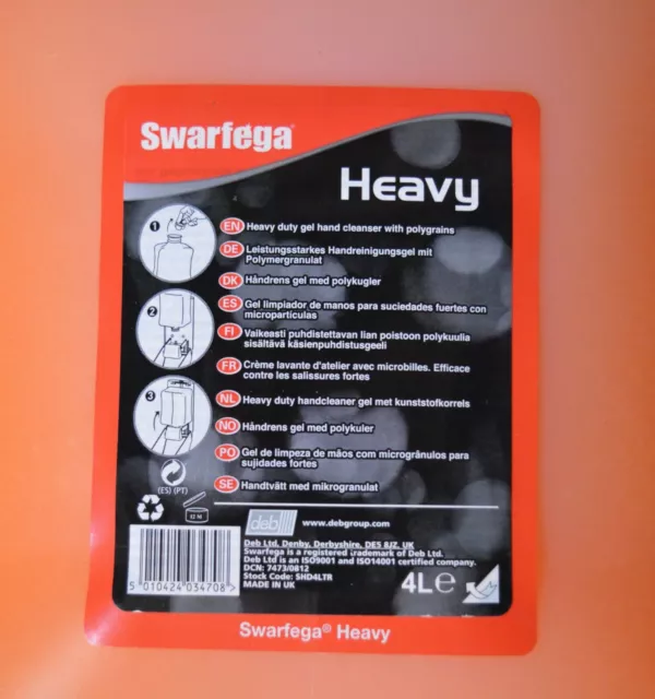 Swarfega heavy 4 litre refill