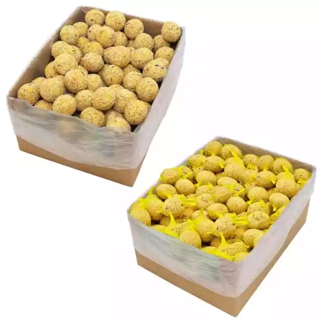 Meisenknödel 200x90g Fettfutter Wildvogel Vogelfutter mit/ohne Netz vidaXL