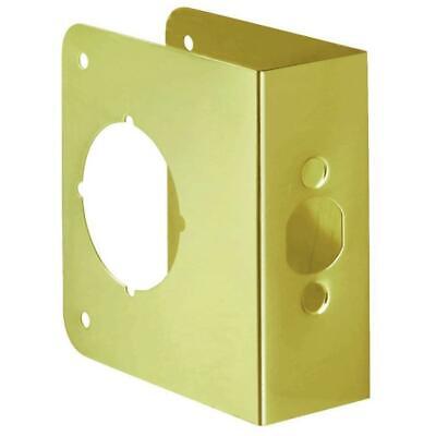 Solid Brass #2081-PB Door Reinforcer 1-3/4" Polished Brass, 2-3/4" Backset