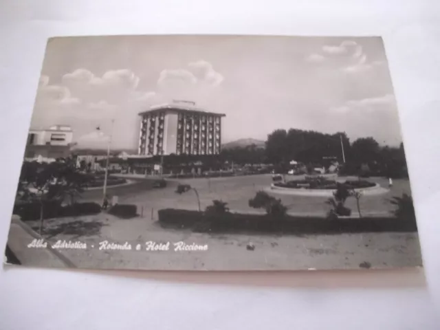 Teramo - Alba Adriatica Rotonda e Hotel Riccione - spedita f. g. 1967