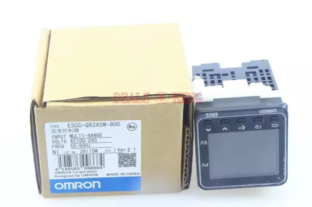 1PCS New Omron Temperature Controller E5CC-QX2ASM-800 100-240VAC