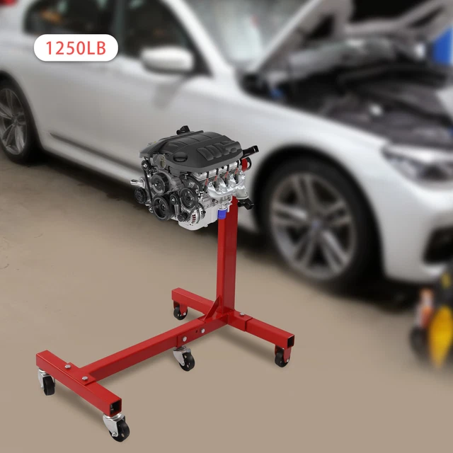 Rotatable Car Radiator Stand ROTATING ENGINE STAND 1250lbs Capacity Big Hoists Steel For Auto Repair ...
