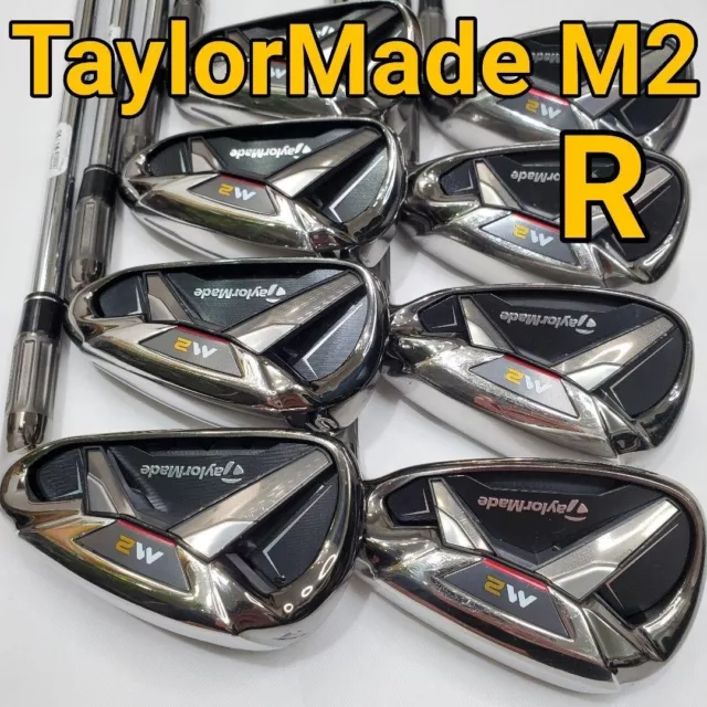 Juego de hierro para hombre TaylorMade M2 8 piezas 4 ~ 9 P S flex R de Japón JP USADO