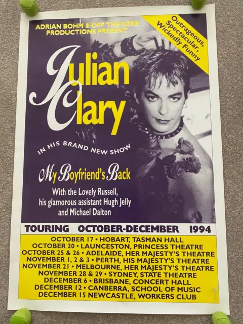 JULIAN CLARY Australian Tour Poster