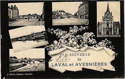 CPA souvenir de laval and avesniéres (186559)