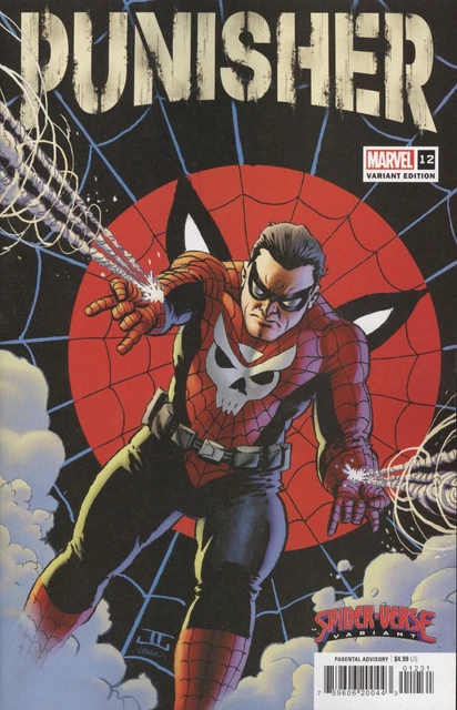 Punisher #12 John Cassaday Spider-Verse Variant Vf/Nm Marvel Hohc 2023