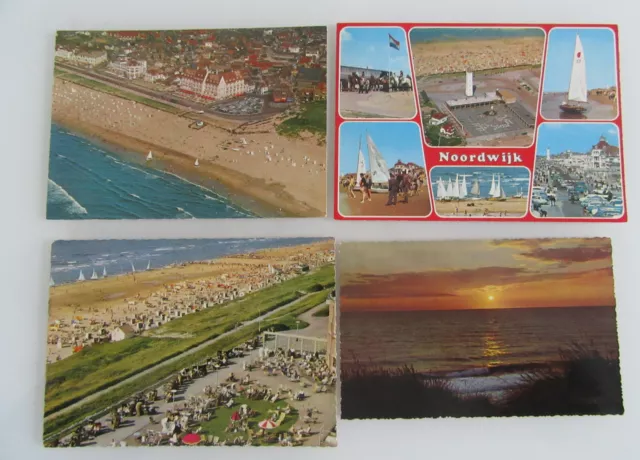 4 x AK Noordwwijk aan Zee Holland Postkarten Lot Niederlande Netherlands Cards