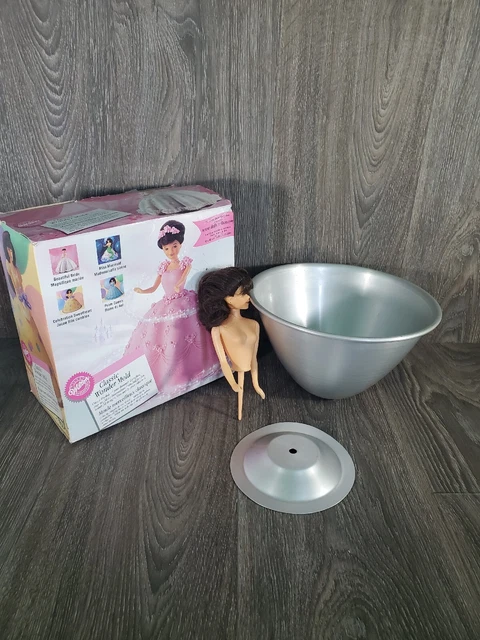 Vintage Wilton Doll Wonder Mold Cake Pan Kit Set Barbie Princess 2001 incomple