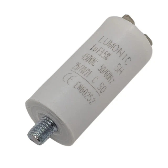 Condensateur De Démarrage 2,5µF 450V Avec Fils 25cm - Pour Moteur Tondeuse, Pompe, Machine à Laver...