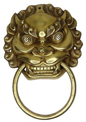 Dragon Shape Antique Repro Handmade Brass Door Knocker big Gate Door Pull Knob