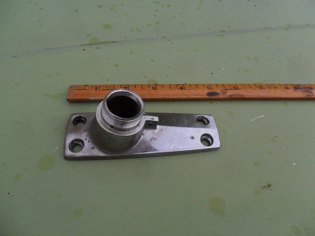 Old Boat Flag Pole Staff Holder / Light Mount Bracket ?? Nautical Marine Part