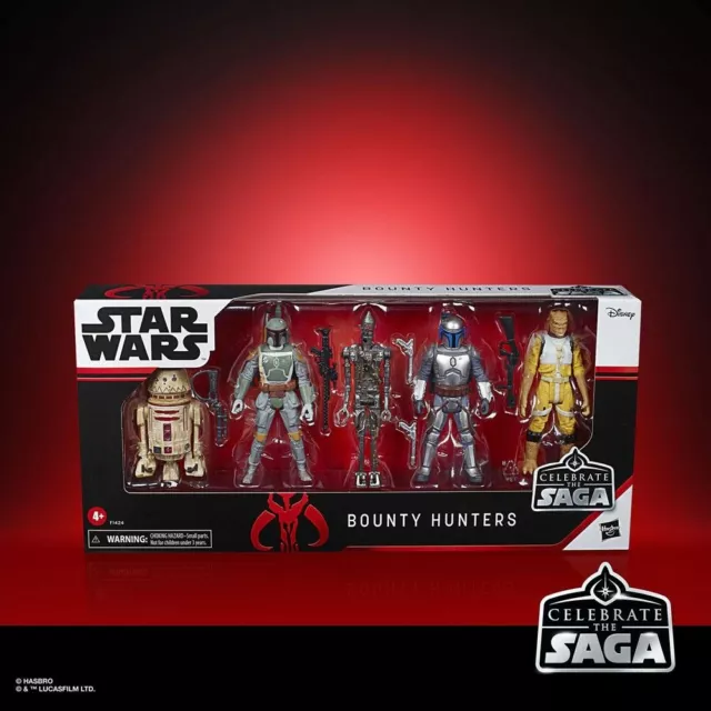 Star Wars Celebrate the Saga Bounty Hunters 5-Pack Action Figures Hasbro - Offic 2