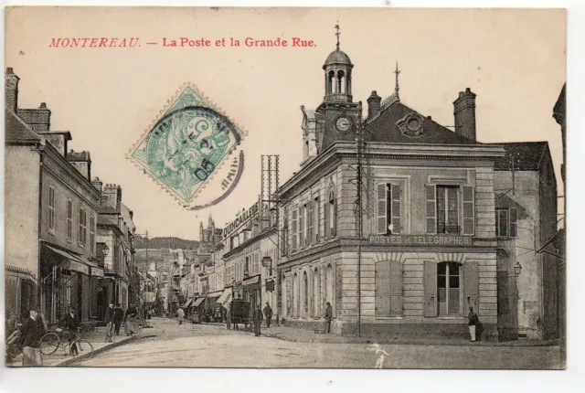 Theme LA POSTE - Post Office - CPA 77 - MONTEREAU - la Poste