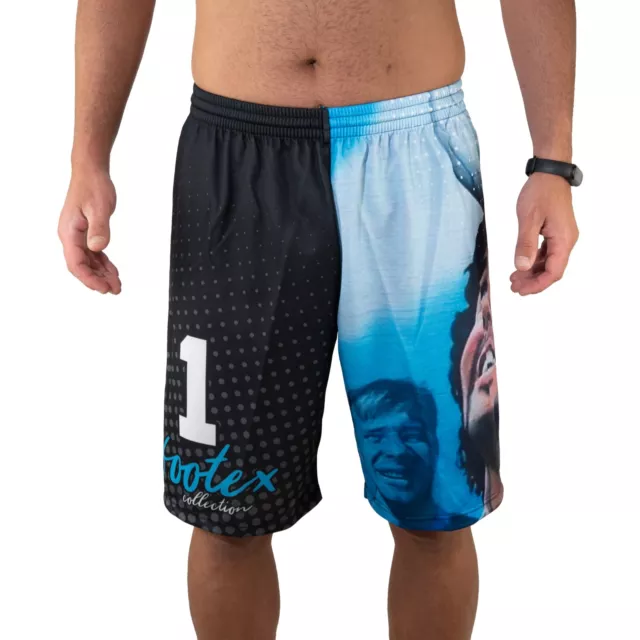 Footex Short Plage Volley-Ball Diego Tennis Mer Encres de Sublimation Padel