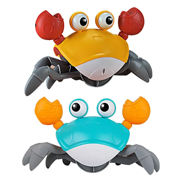 Baby Interactive Musical Light Crawling Crab Toy Moving Electric Crab Toy Gift
